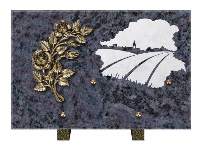 Viloria funeral plaque