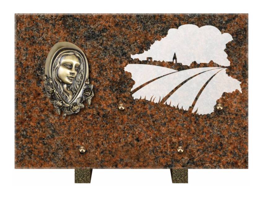 Viloria funeral plaque