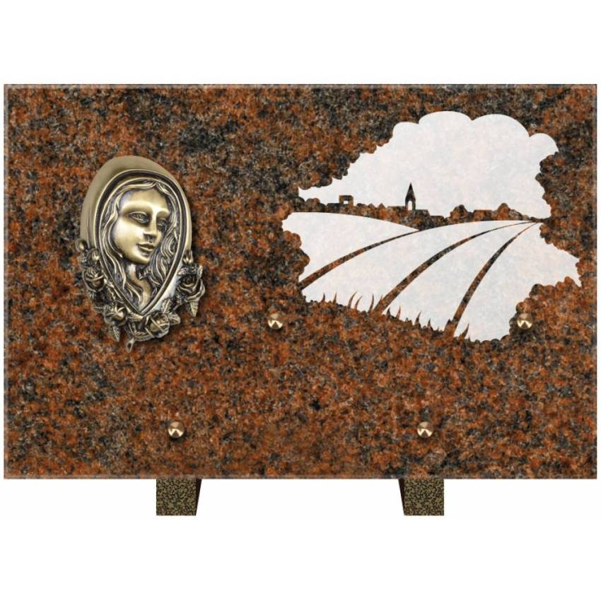 Viloria funeral plaque