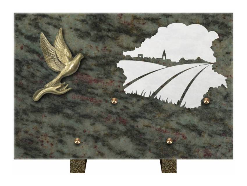 Viloria funeral plaque