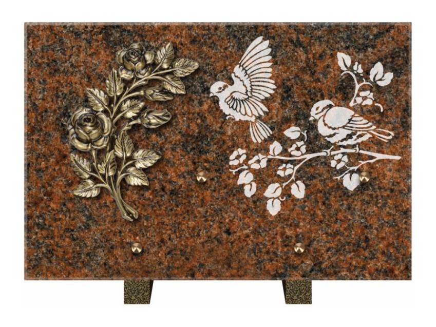 Viloria funeral plaque