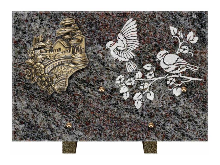 Viloria funeral plaque