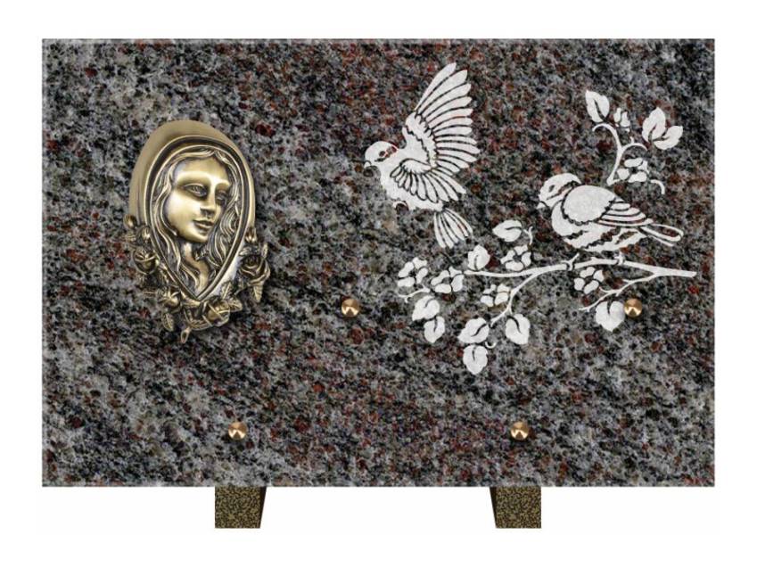 Viloria funeral plaque
