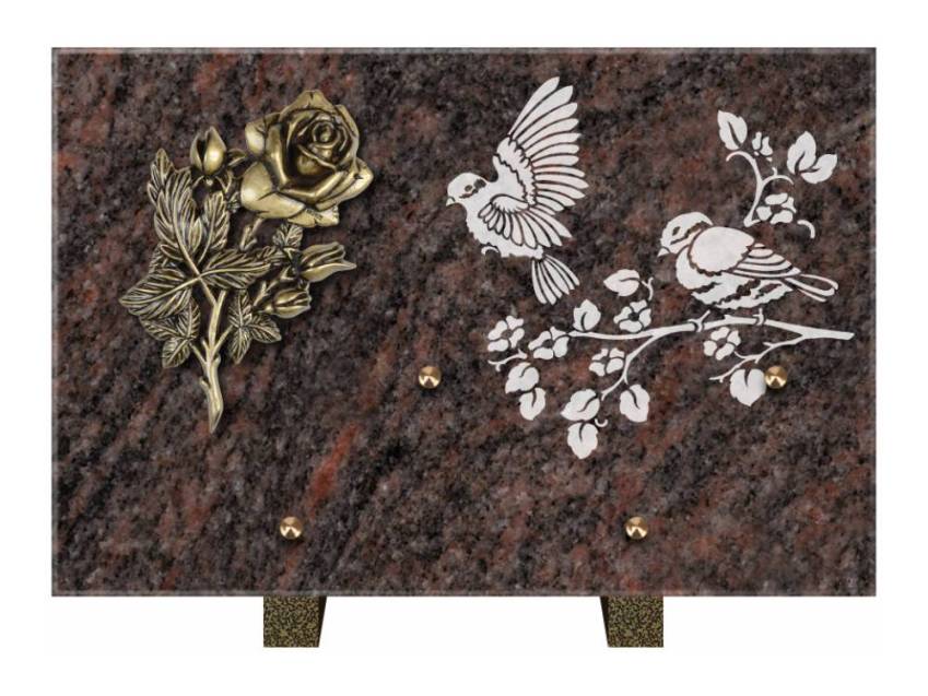 Viloria funeral plaque