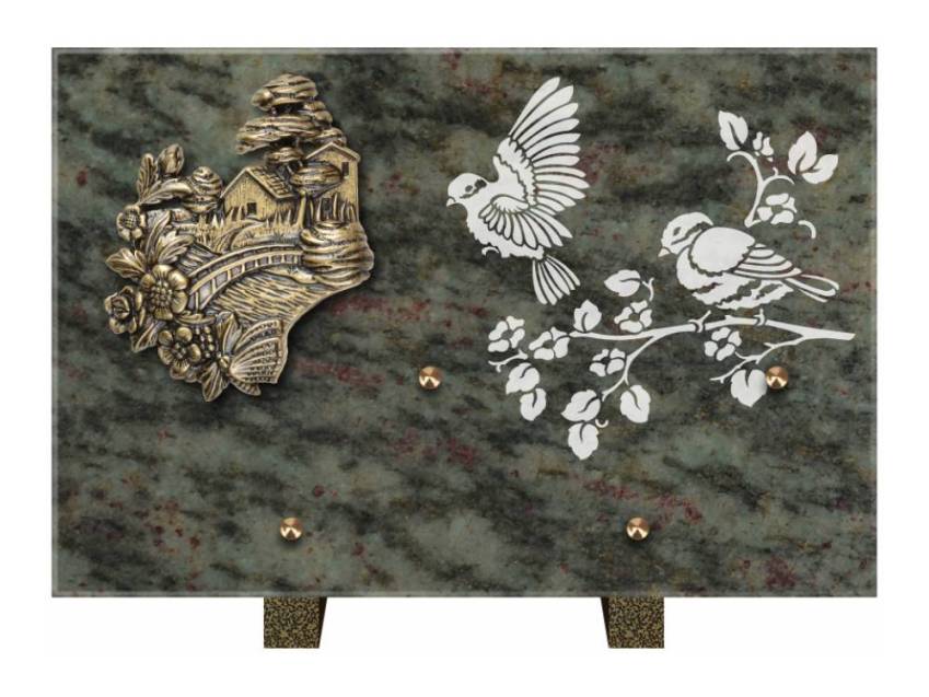 Viloria funeral plaque