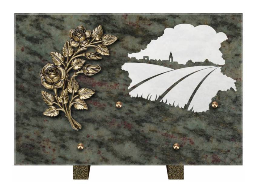 Viloria funeral plaque