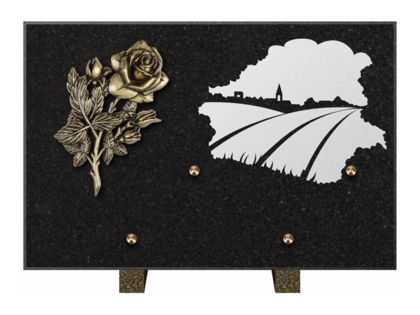 Viloria funeral plaque