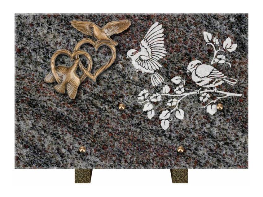 Viloria funeral plaque