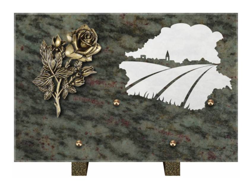 Viloria funeral plaque