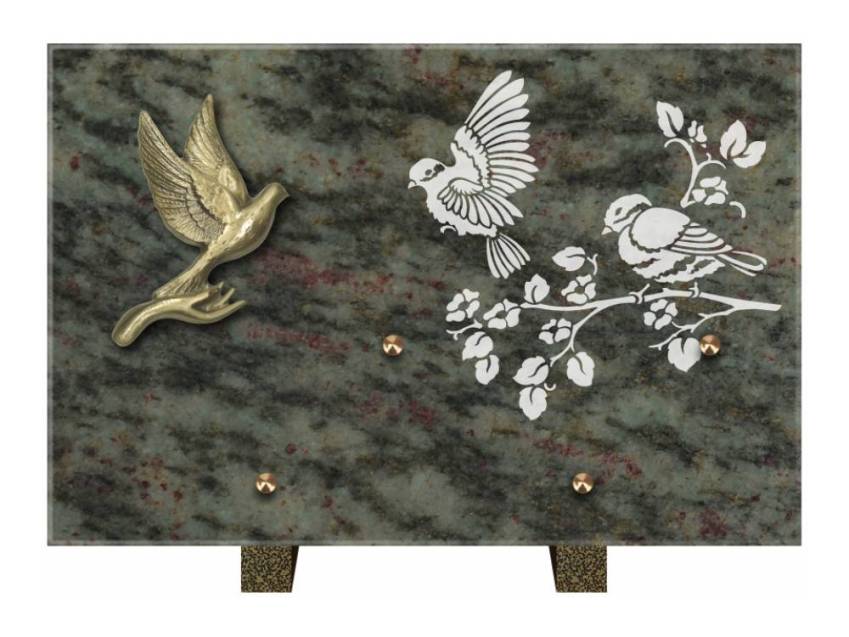 Viloria funeral plaque
