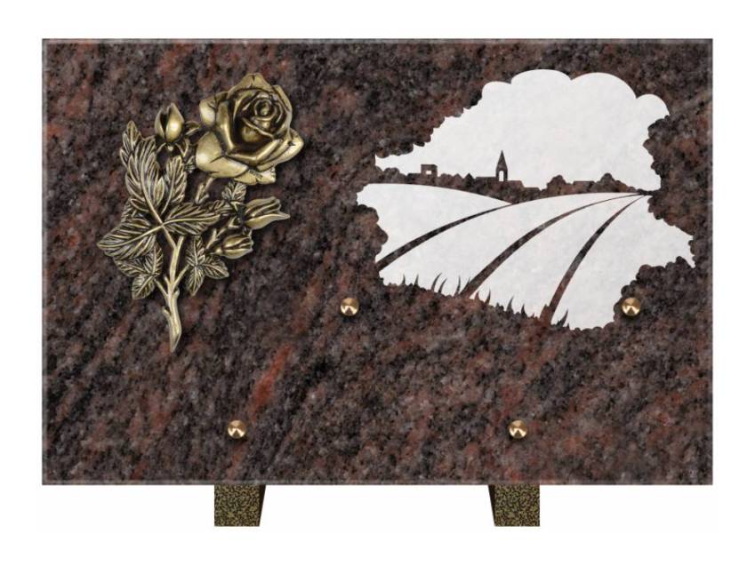 Viloria funeral plaque