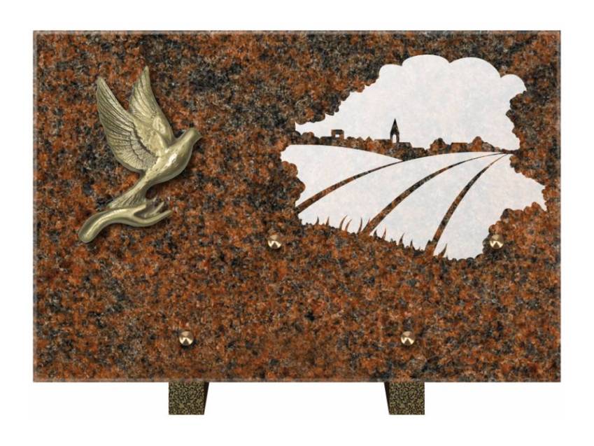 Viloria funeral plaque