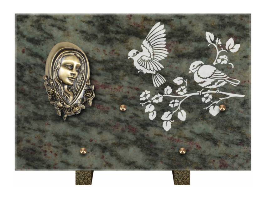 Viloria funeral plaque