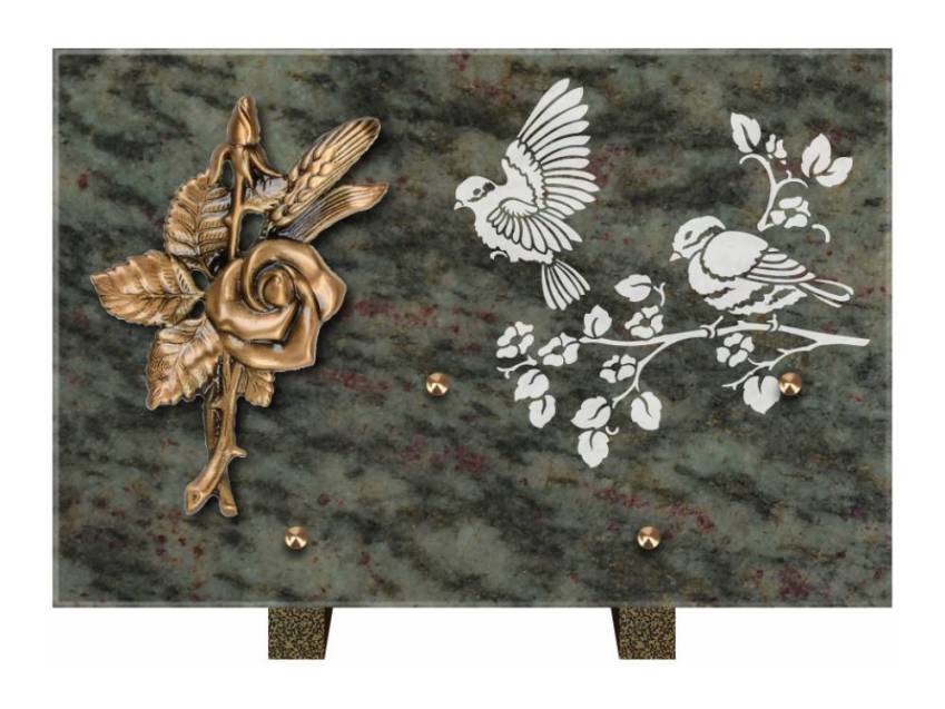 Viloria funeral plaque