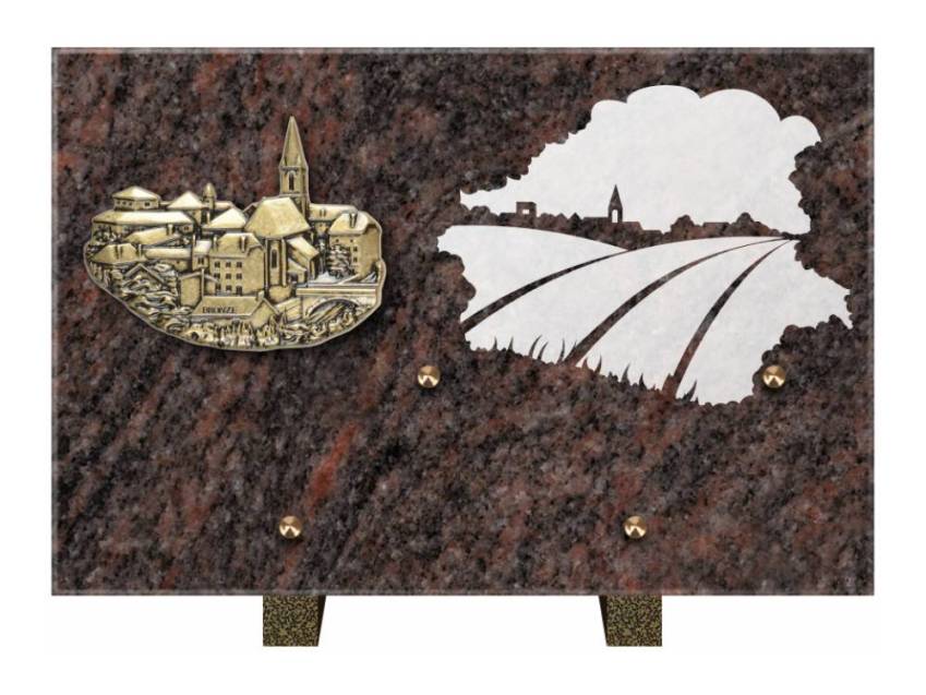 Viloria funeral plaque