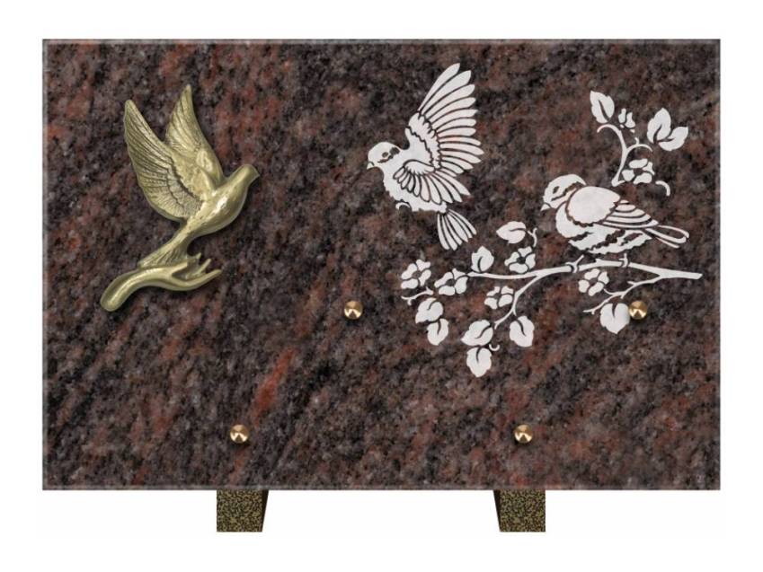 Viloria funeral plaque