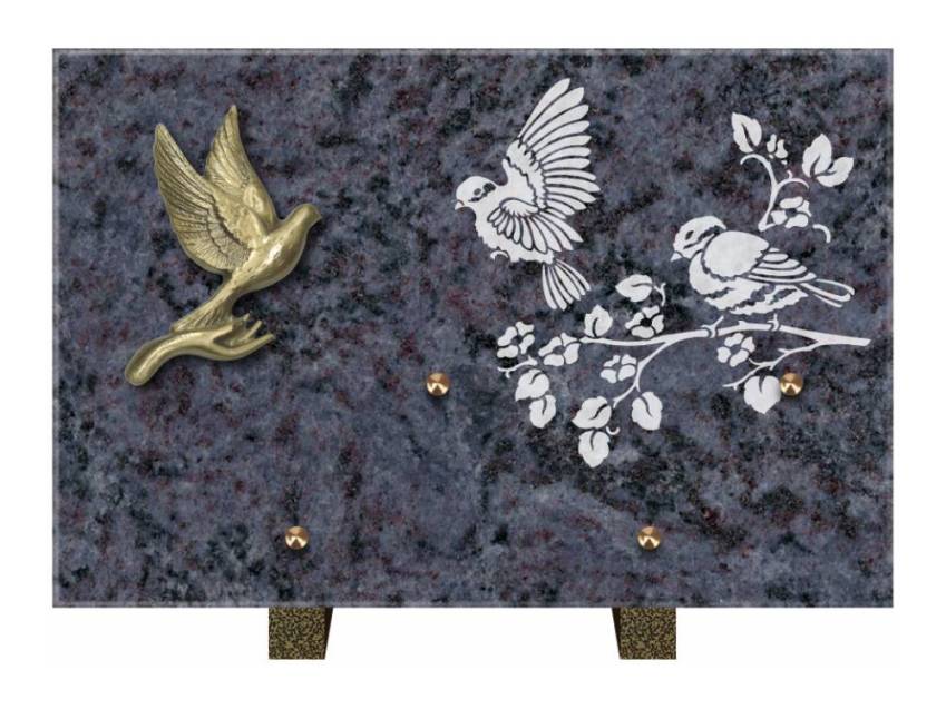 Viloria funeral plaque