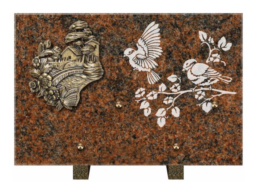 Viloria funeral plaque
