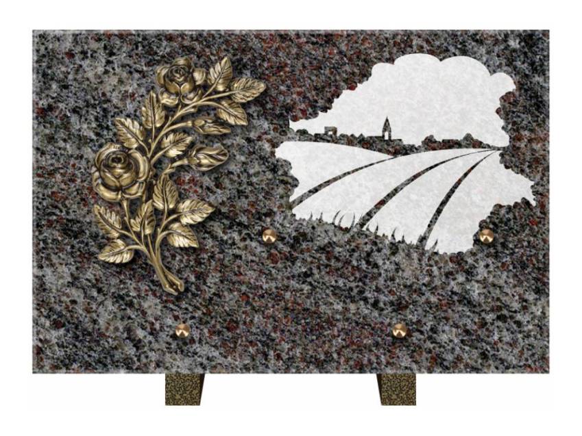 Viloria funeral plaque
