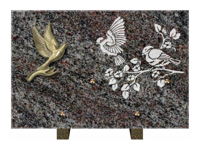 Viloria funeral plaque