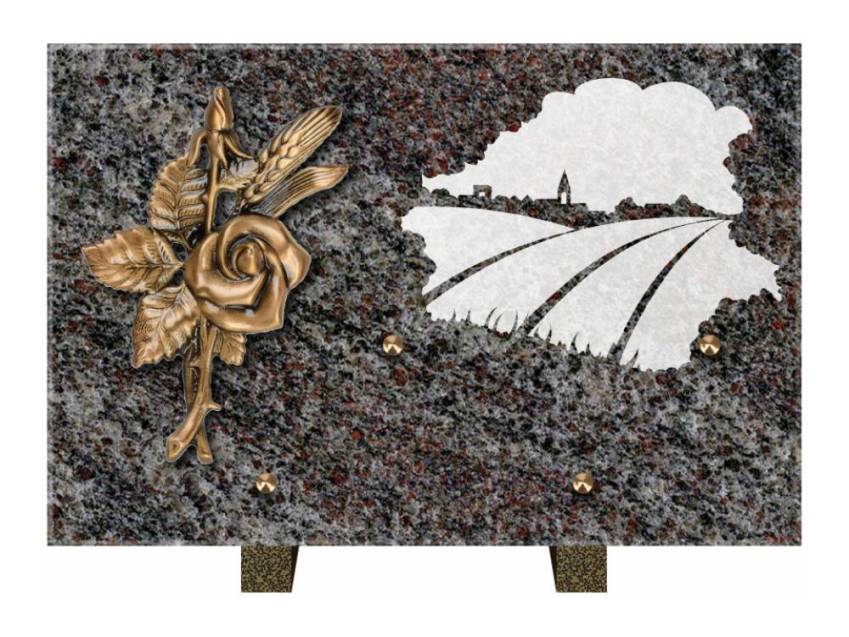 Viloria funeral plaque