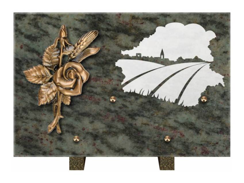 Viloria funeral plaque