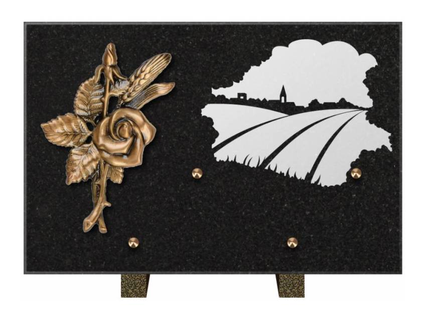 Viloria funeral plaque