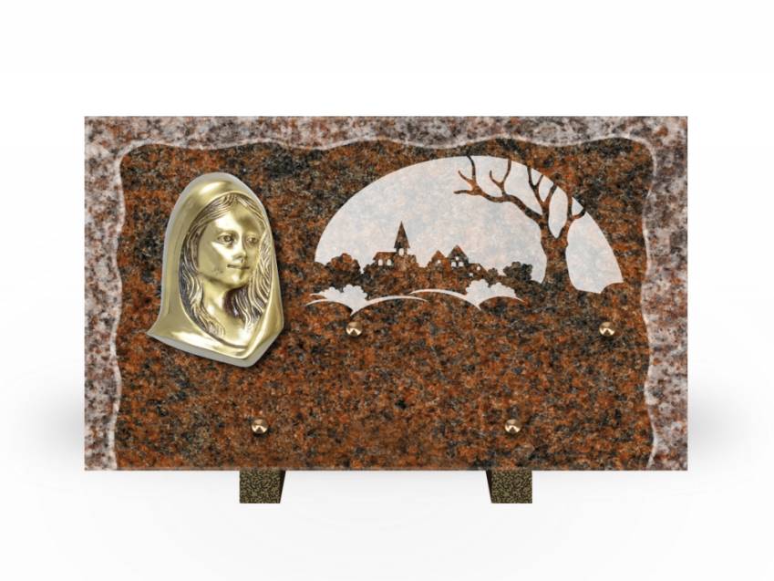 Plaque Granit Rectangle recueil