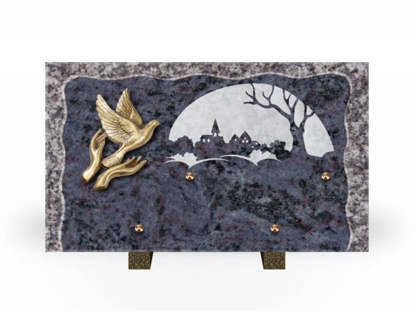 Plaque Granit Rectangle recueil