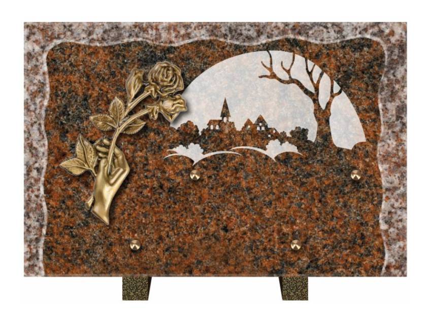 Plaque Granit Rectangle recueil