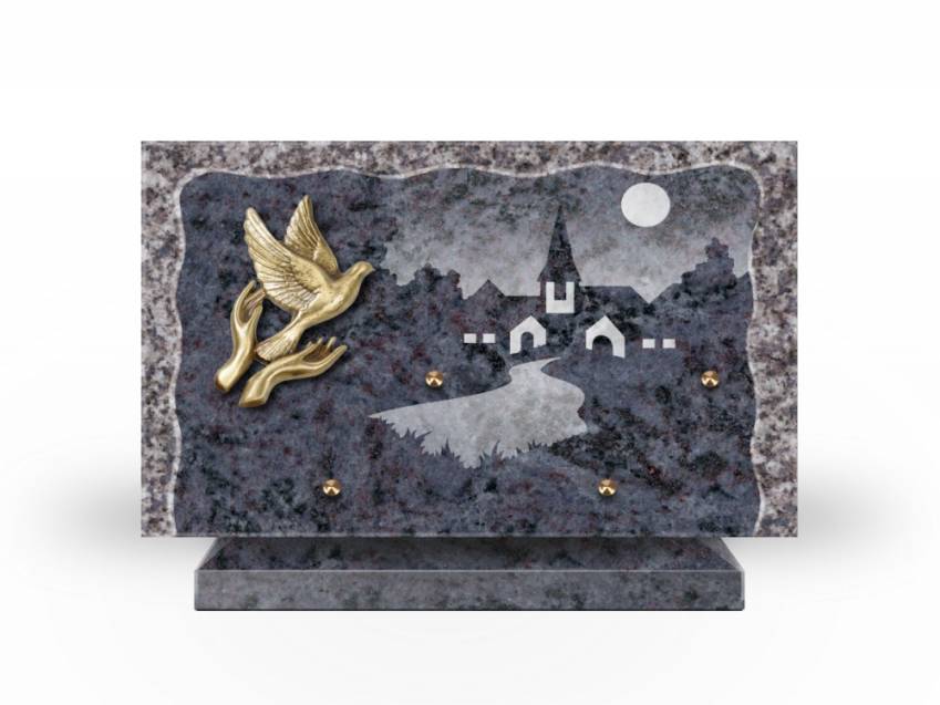 Plaque Granit Rectangle recueil