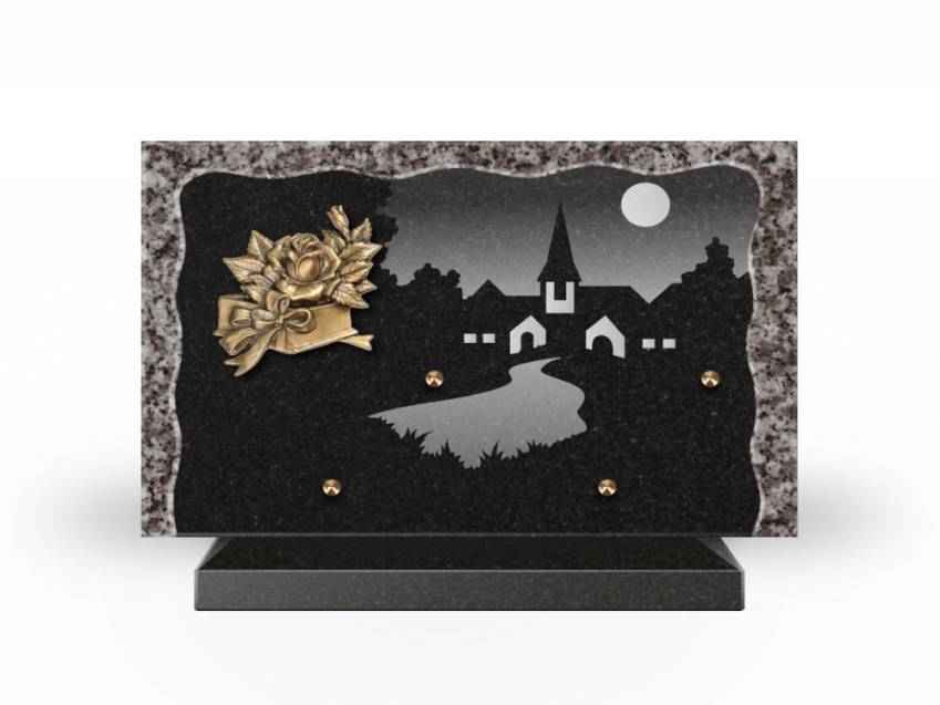 Plaque Granit Rectangle recueil