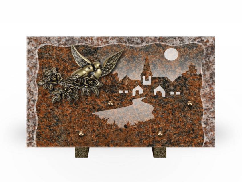 Plaque Granit Rectangle recueil