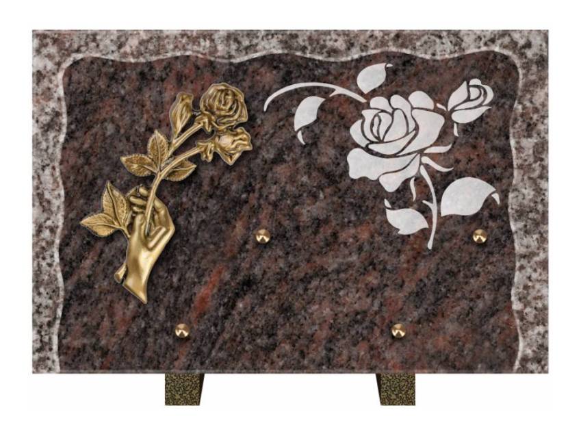 Plaque Granit Rectangle recueil