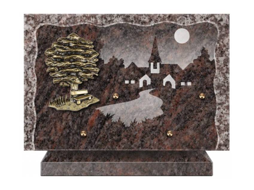 Plaque Granit Rectangle recueil