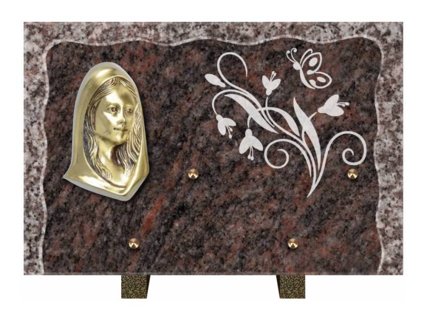 Plaque Granit Rectangle recueil