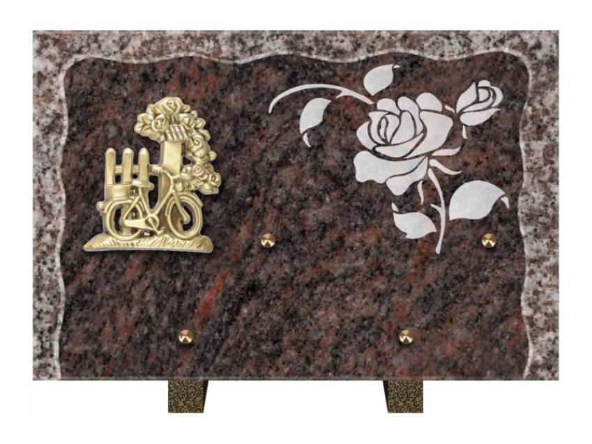 Plaque Granit Rectangle recueil