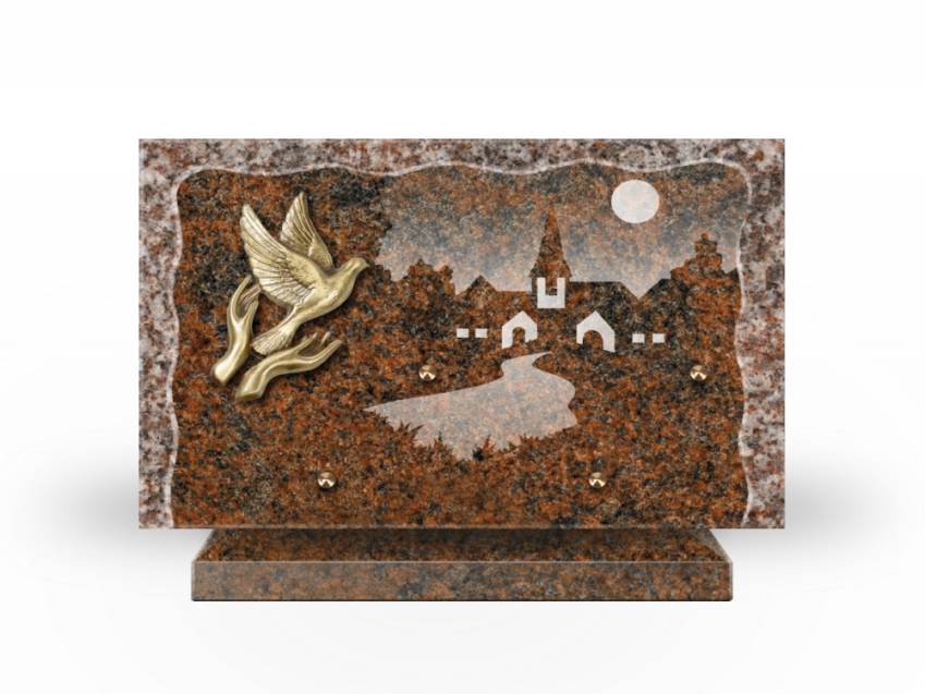 Plaque Granit Rectangle recueil