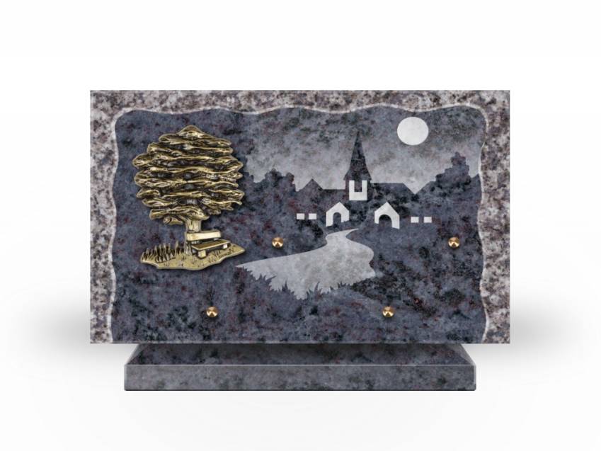 Plaque Granit Rectangle recueil