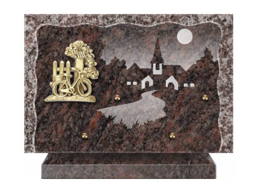 Plaque Granit Rectangle recueil