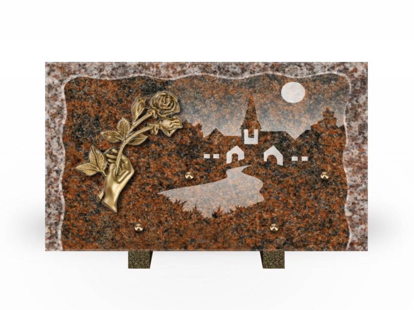 Plaque Granit Rectangle recueil