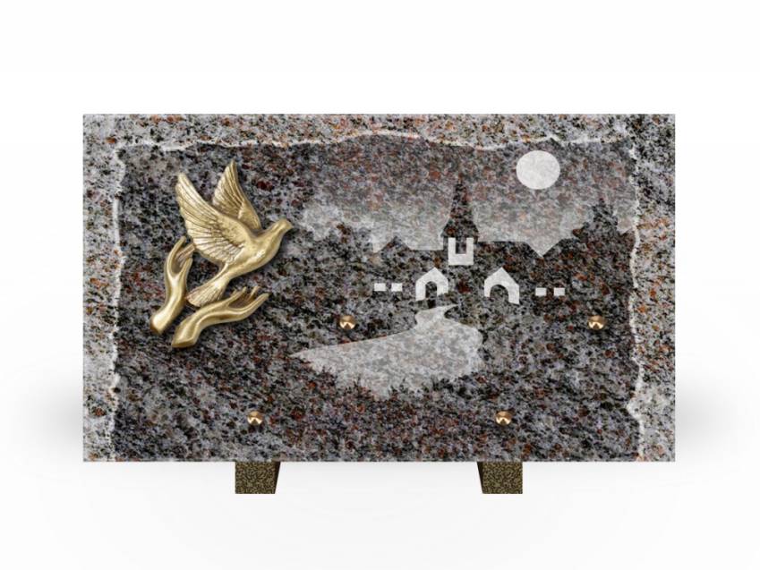 Plaque Granit Rectangle recueil