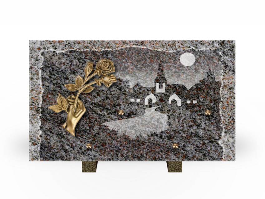 Plaque Granit Rectangle recueil