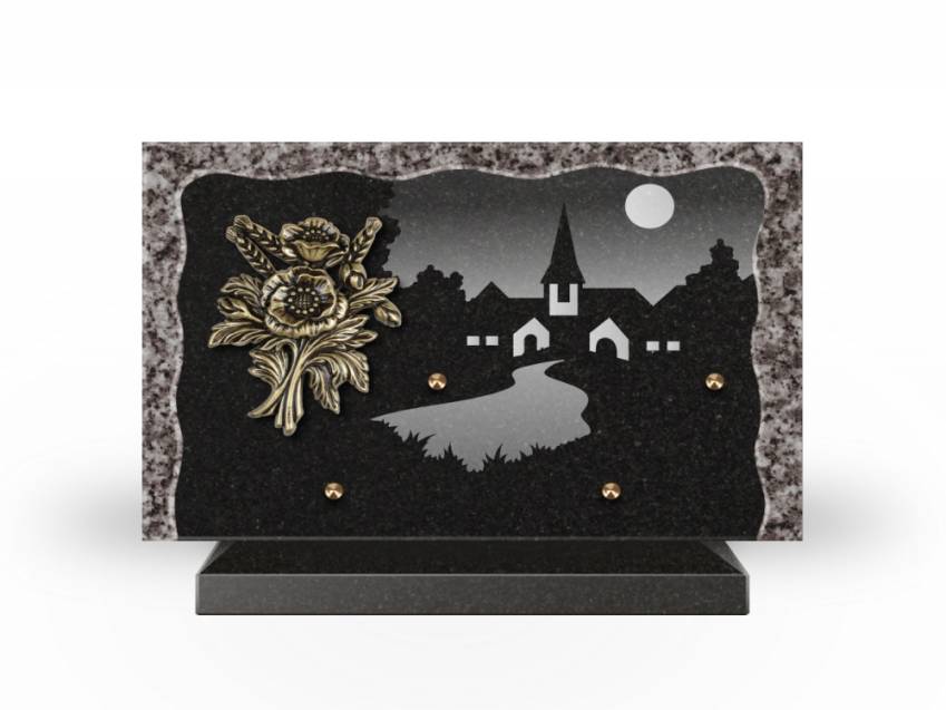 Plaque Granit Rectangle recueil