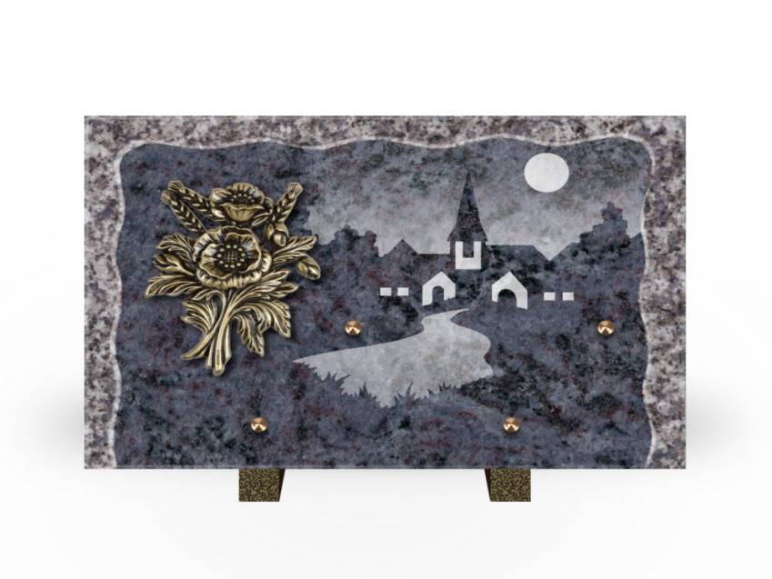 Plaque Granit Rectangle recueil