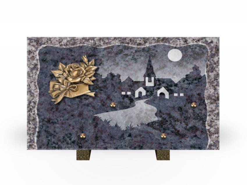 Plaque Granit Rectangle recueil