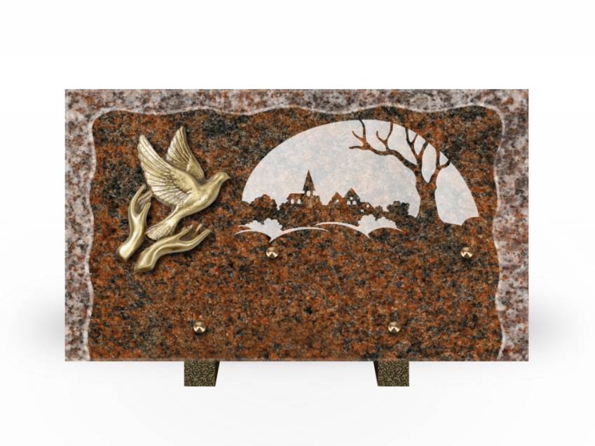 Plaque Granit Rectangle recueil