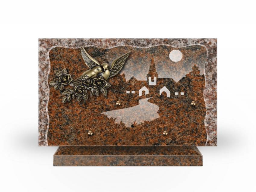 Plaque Granit Rectangle recueil