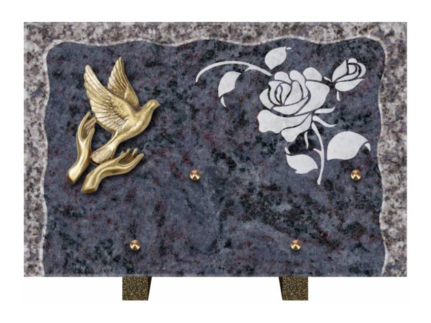 Plaque Granit Rectangle recueil