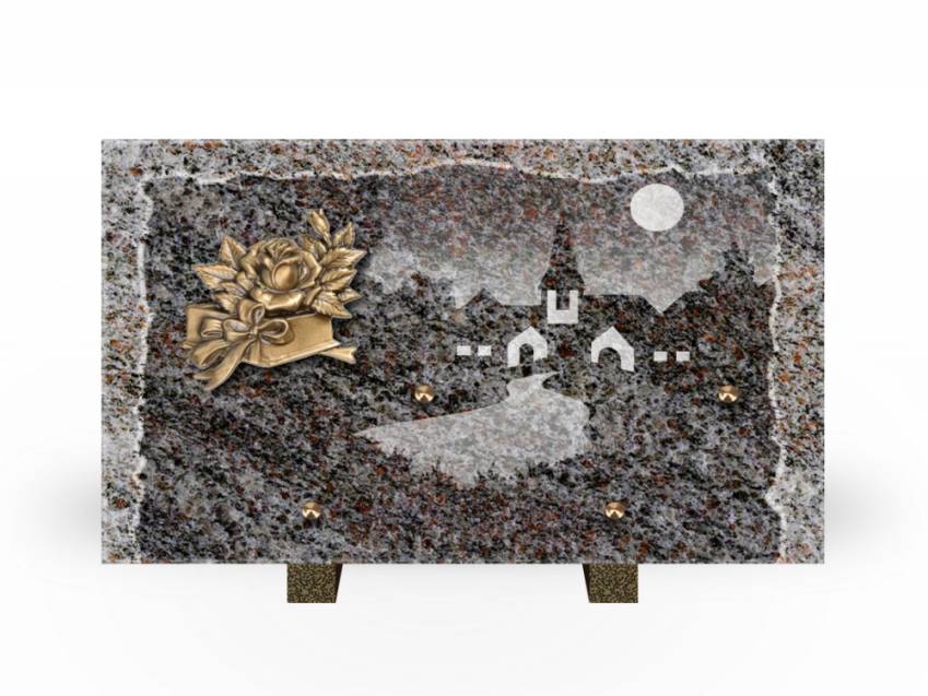 Plaque Granit Rectangle recueil